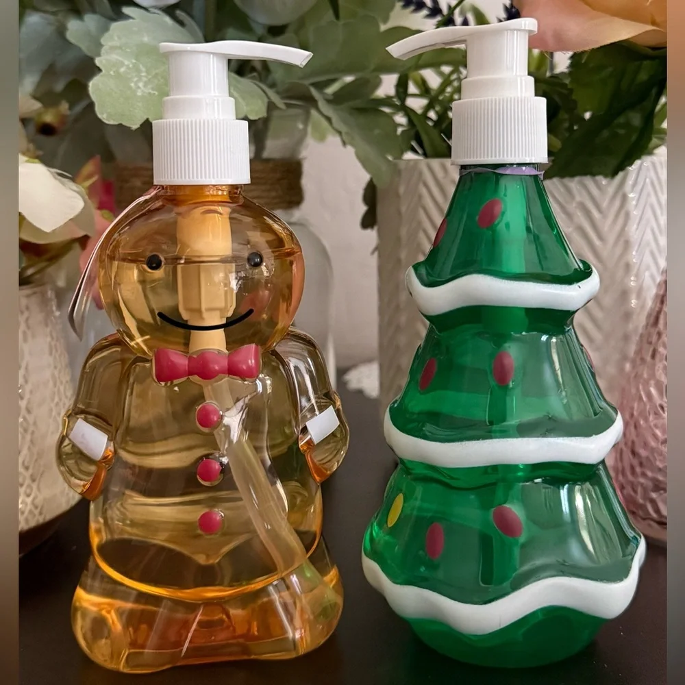 🆕🎄 CHRISTMAS LIMITED EDITION HAND SOAP SET. CINNAMON GINGERBREAD & FRESH PINE.